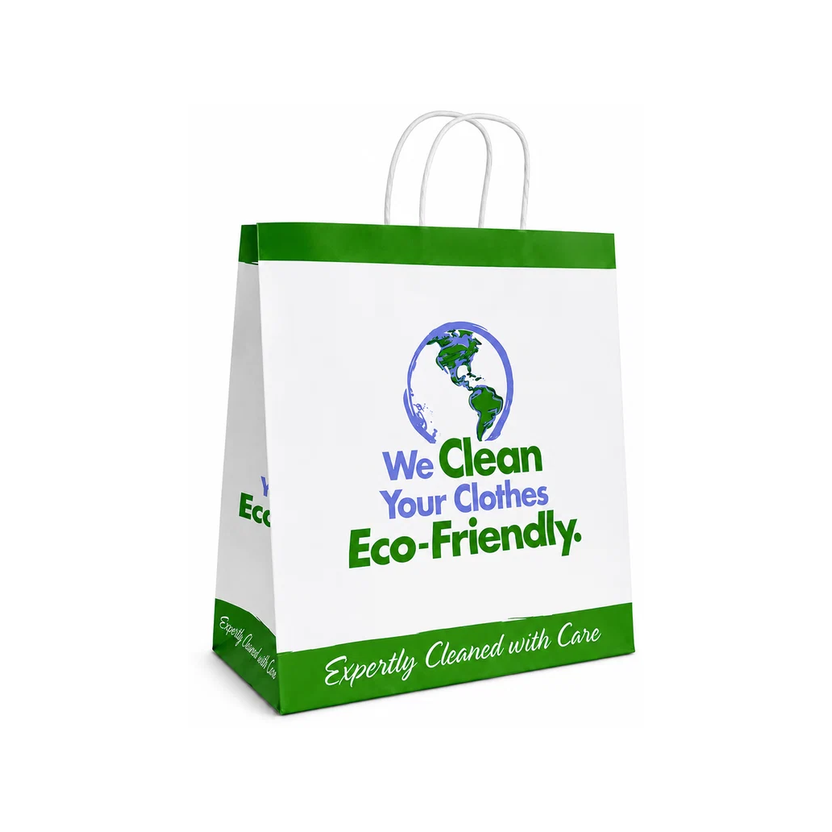 Eco-Friendly" Shirt Carrying Bags - 14" x 14 1/2" x 8" - 200/Box