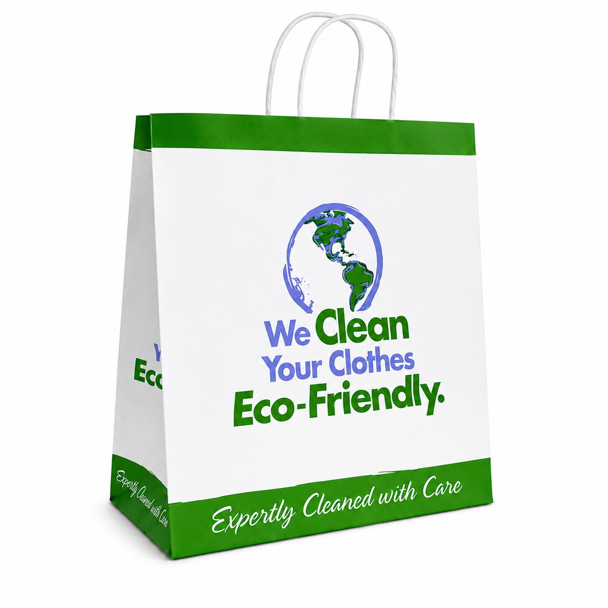Eco-Friendly" Shirt Carrying Bags - 14" x 14 1/2" x 8" - 200/Box