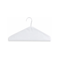16" White Plain Caped Hanger,14.5 Gauge-500/Box