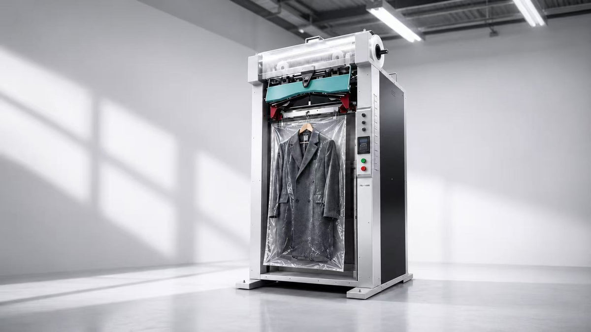 Commercial garment packing machine